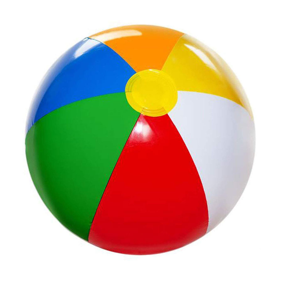 4E’s Novelty 12-Pack Inflatable 20-Inch Beach Ball