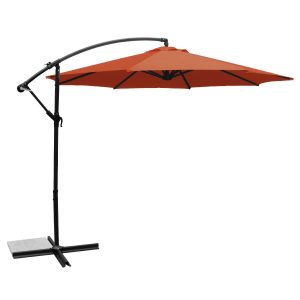 Ace Evert 10′ Polyester Offset Patio Umbrella