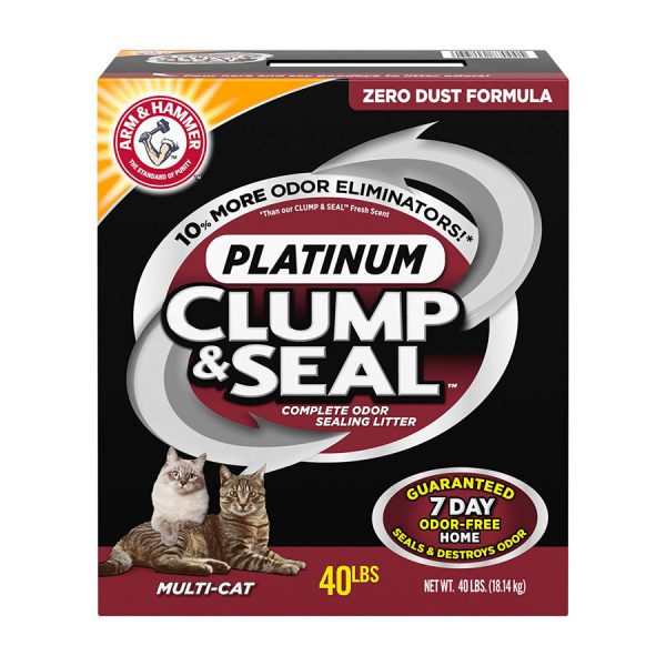 Arm & Hammer Clump & Seal Platinum Cat Litter