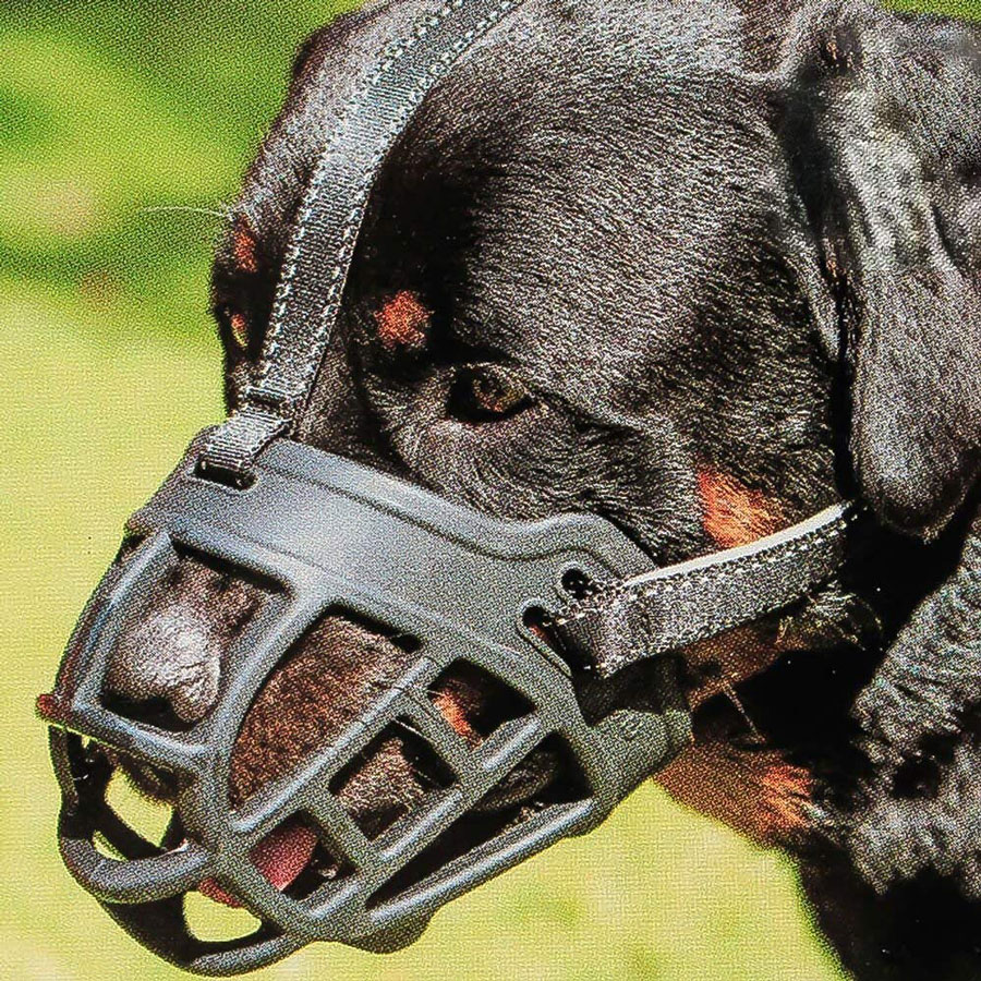 Barkless XS-to-XL Soft Silicone Basket Dog Muzzle