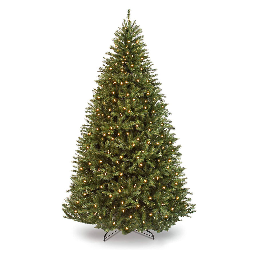 Best Choice Products Douglas Fir Hinged Pre-Lit Artificial Christmas Tree