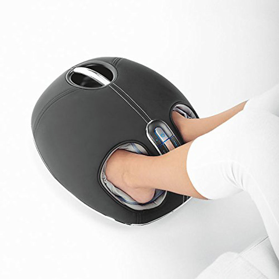 Brookstone F4 Heat Rollers Shiatsu Foot Massager