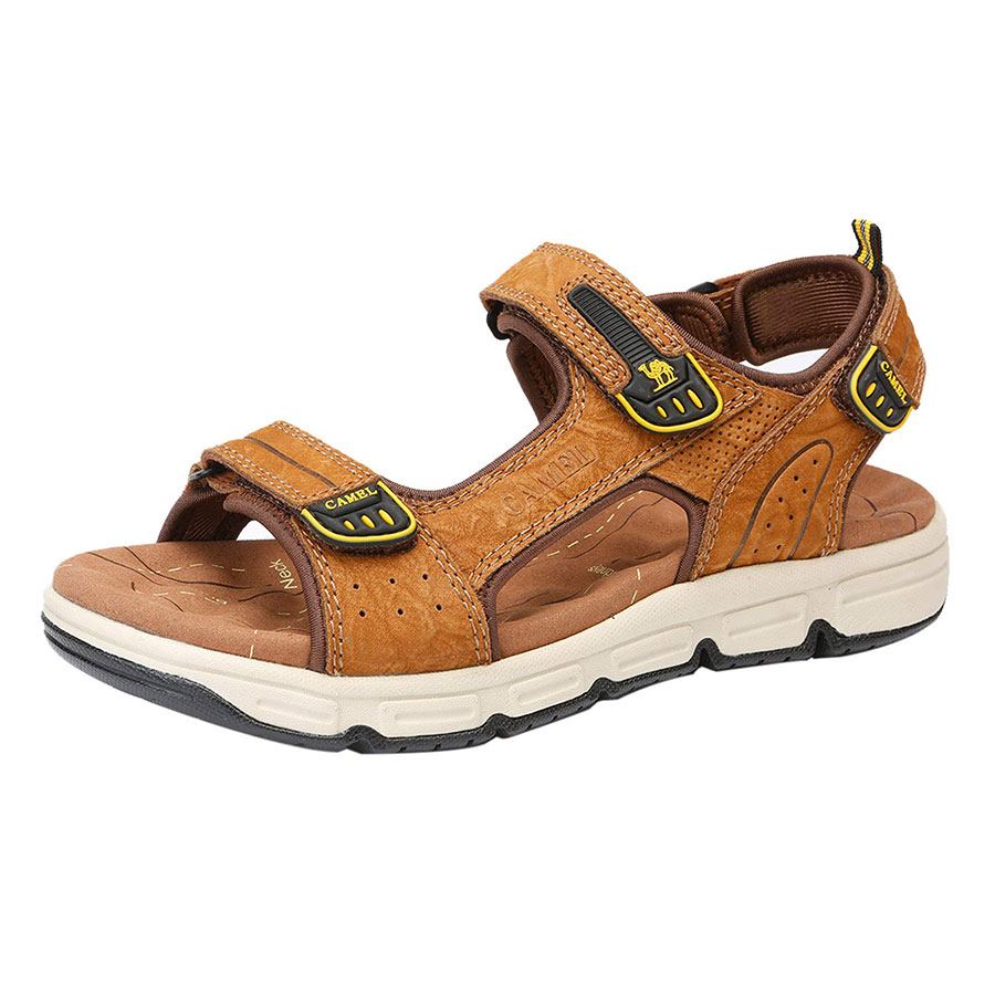 Camel Crown Unisex Leather Beach Sandals