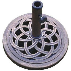 DC America 18″ Cast Stone Patio Umbrella Stand