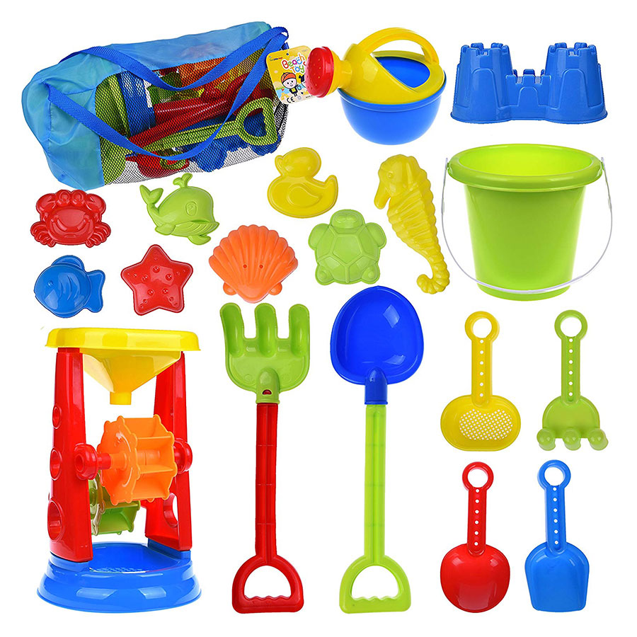 Fun Little Toys Water Wheel Molds Shovel Beach Toys