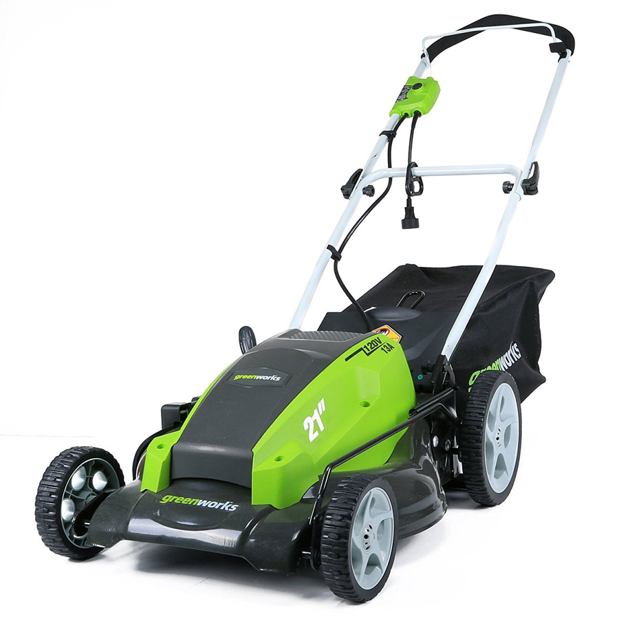 Greenworks 25112 13-Amp Corded 21-Inch Electric Lawn Mower