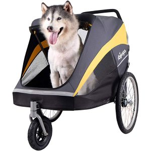 Ibiyaya Large Aluminum Frame Dog Stroller