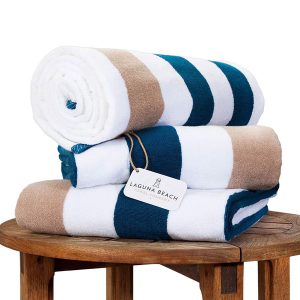 Laguna Beach Textile Oversize Plush Beach Towel