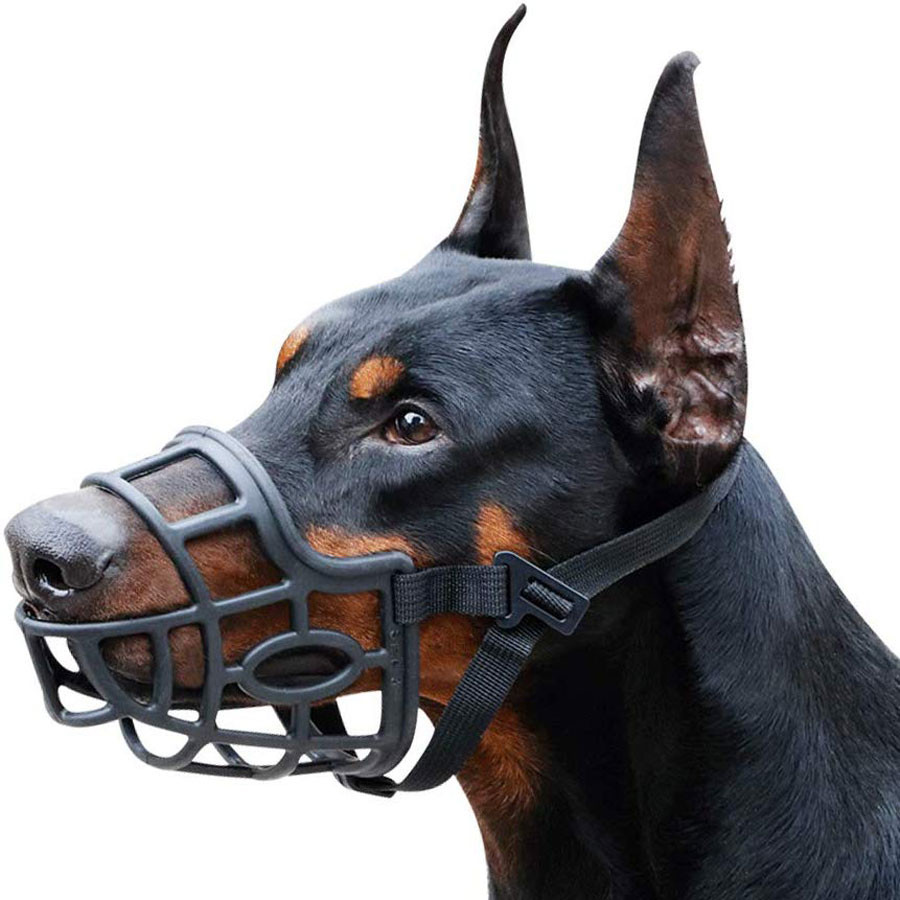 Mayerzon XS-to-XL Breathable Basket Dog Muzzle