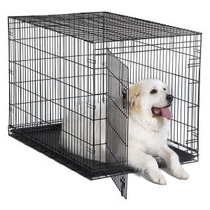 New World Folding Metal Single & Double Door Dog Crate