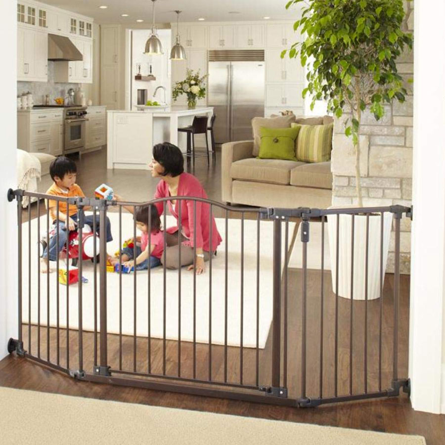 North States Deluxe Decor Safety Dog Gate