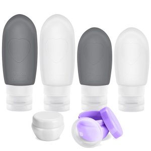 6-Pack Leak-Proof Silicone Travel Bottles