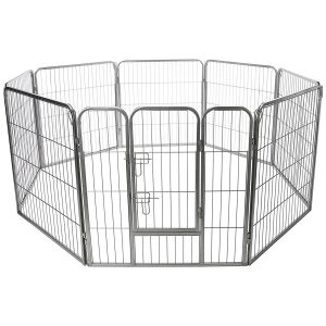 Oxgord 8-Panel Heavy-Duty Portable Dog Playpen