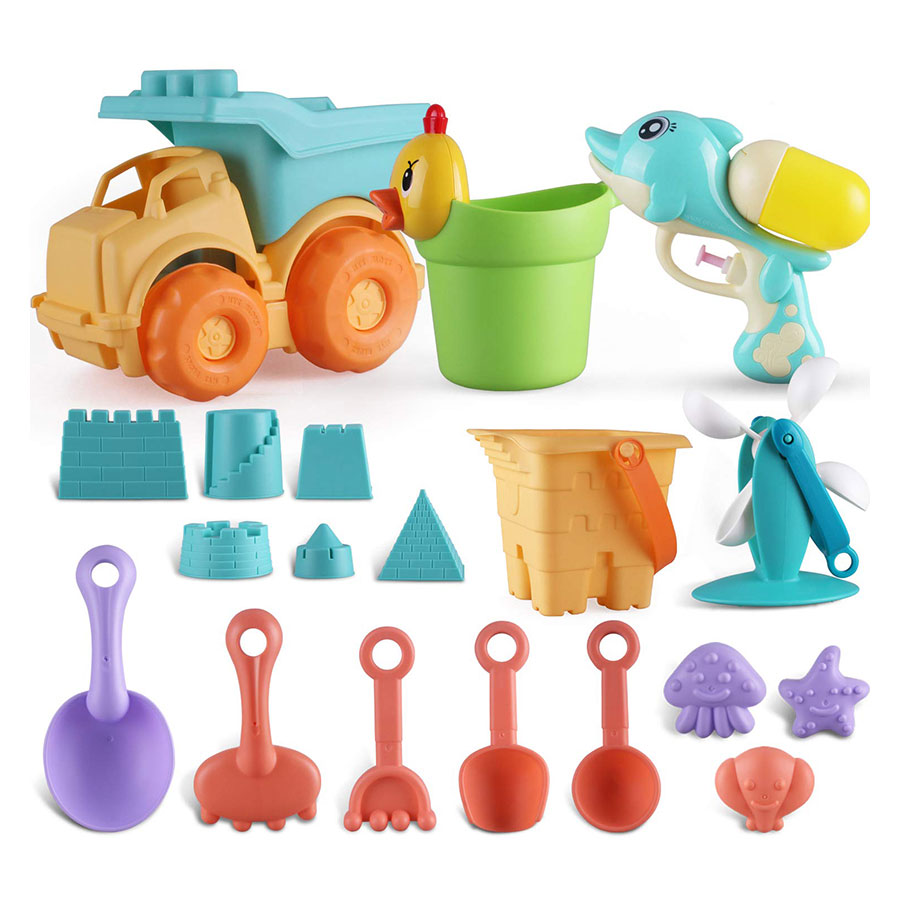 Parts3A Soft Molds Bucket Fun Party Beach Toys