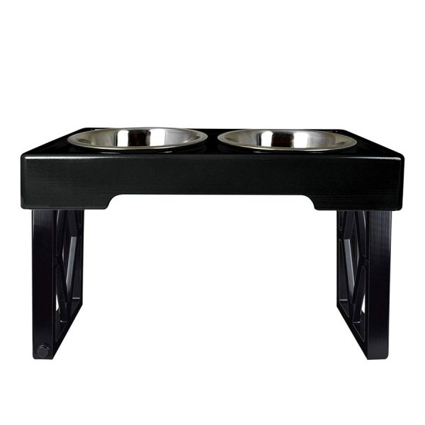 Pet Zone Designer Diner Adjustable Raised Dog Bowl