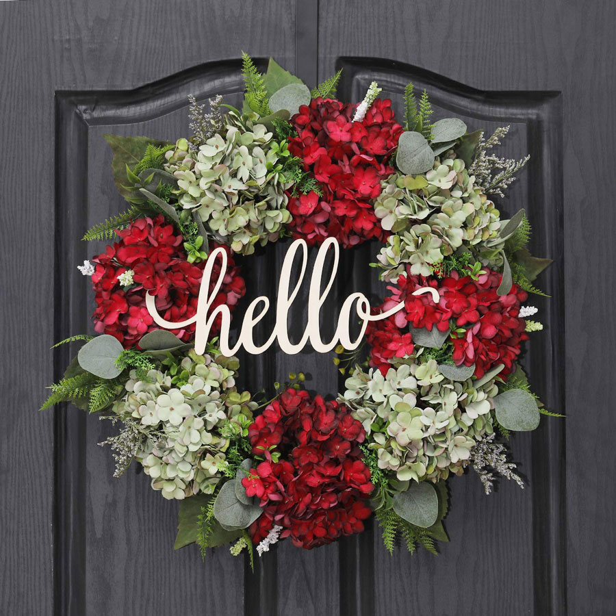 Qunwreath Handmade Floral Series Christmas Wreath