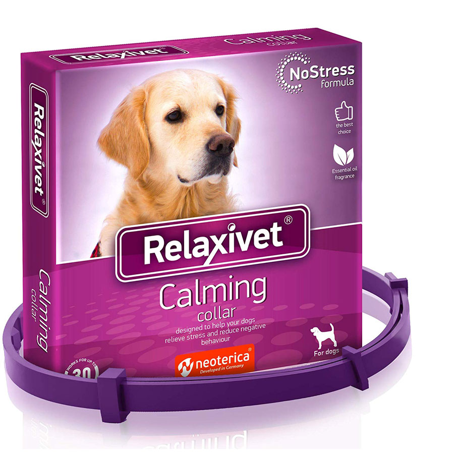 Relaxivet Adjustable Anxiety Calming Dog Collar