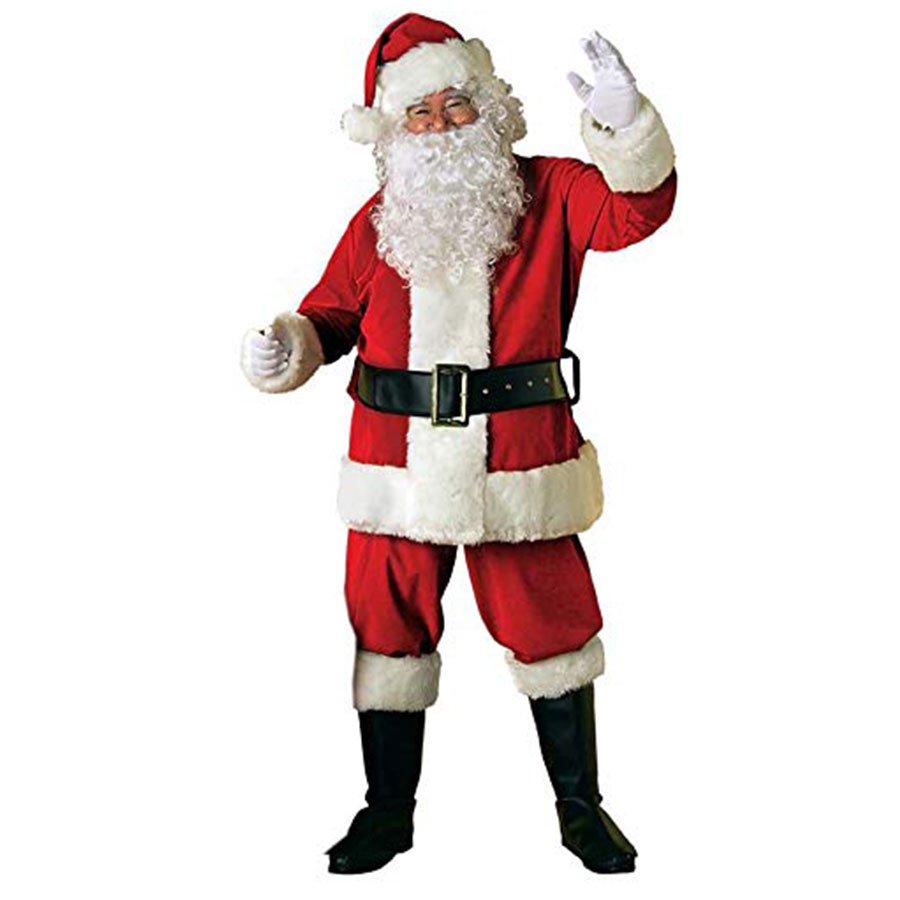 Rubie’s Costume Adult Velvet Santa Suit