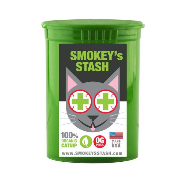 Smokey’s Stash Pop Top Organic Catnip