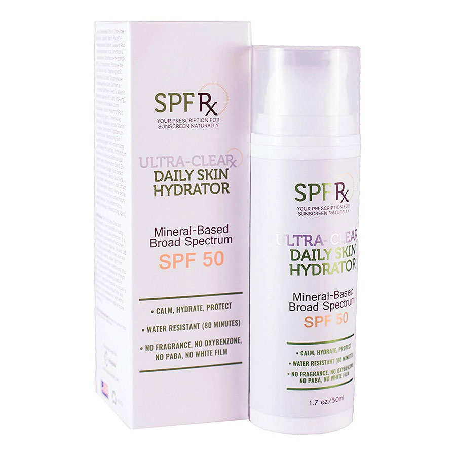 SPF Rx Ultra Clear UV Moisturizer Lotion SPF 50 Sunscreen