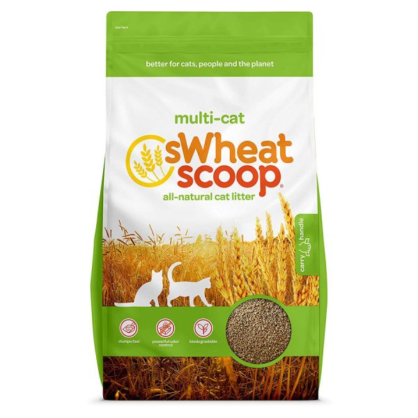 sWheat Scoop All-Natural Clumping Cat Litter