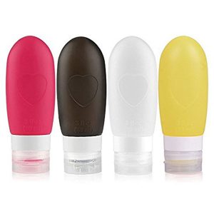 6-Pack TSA-Approved Squeezable Travel Bottles