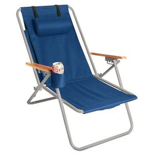 WearEver Hi-Back Deluxe Steel Backpack Beach Chair