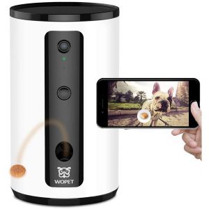 Wopet Smart Wi-Fi Treat Dispenser Dog Camera