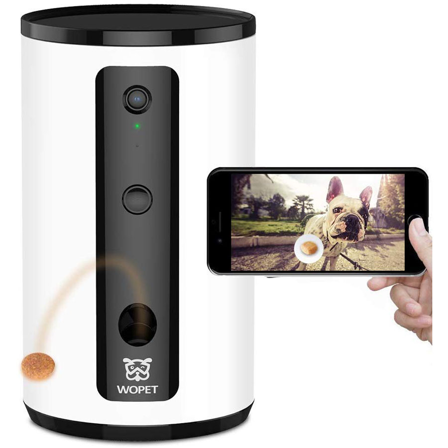 Wopet Smart Wi-Fi Treat Dispenser Dog Camera