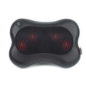 Zyllion ZMA13BK Shiatsu Heat Pillow Shoulder Neck Massager